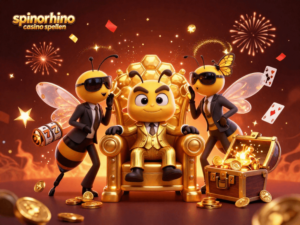 Ontdek spinorhino casino spellen met een cartoonachtig casino thema vol spannende elementen.
