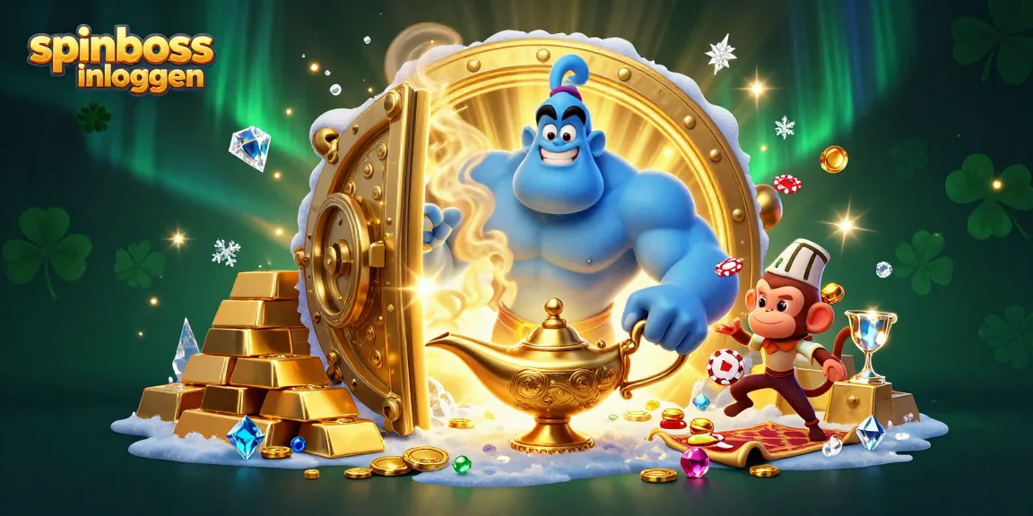 Experience the magic of spinboss inloggen with a genie, treasures, and casino delights.